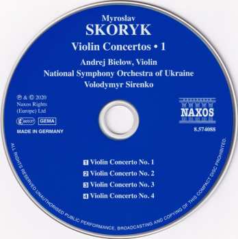 CD نيسم جلال: Violin Concertos ∙ 1 (Nos. 1–4)