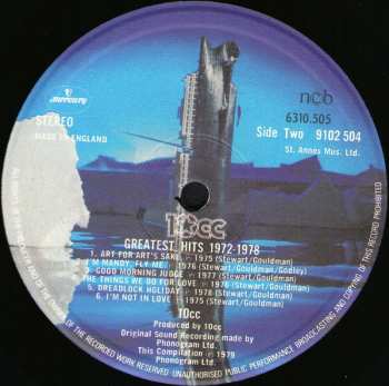 LP 10cc: Greatest Hits 1972-1978