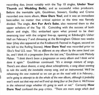 CD 10cc: How Dare You!