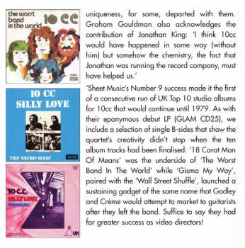 CD 10cc: Sheet Music