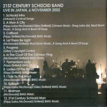 CD 21st Century Schizoid Band: Live In Japan