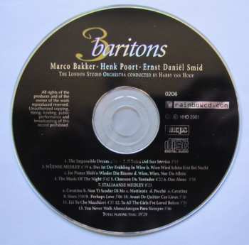 CD 3 Baritons: 3 Baritons (Ernst Daniel Smit - Henk Poort - Marco Bakker)