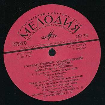 LP Национальный Академический Оркестр Народных Инструментов России Имени Н.П. Осипова: Untitled