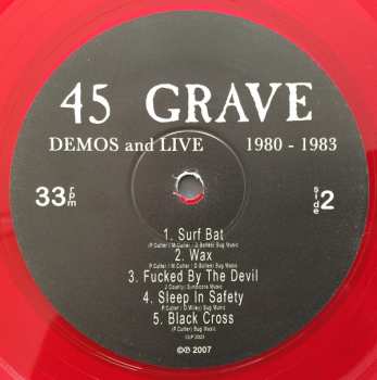 LP 45 Grave: A Devil's Possessions - Demos & Live 1980-1983
