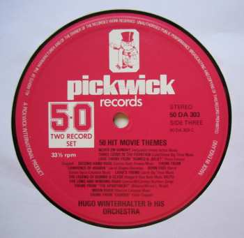 2LP Hugo Winterhalter Orchestra: 50 Hit Movie Themes (2xLP)