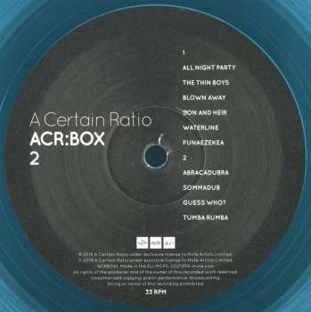 7LP/Zestaw pudełkowy A Certain Ratio: ACR:BOX LTD | CLR