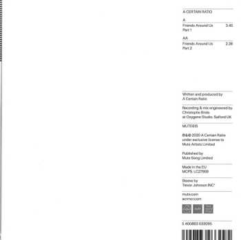 SP A Certain Ratio: Friends Around Us (Part 1 And 2) CLR | LTD