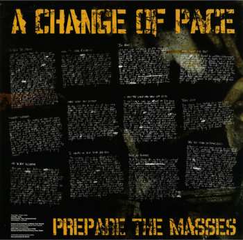 LP A Change Of Pace: Prepare The Masses CLR