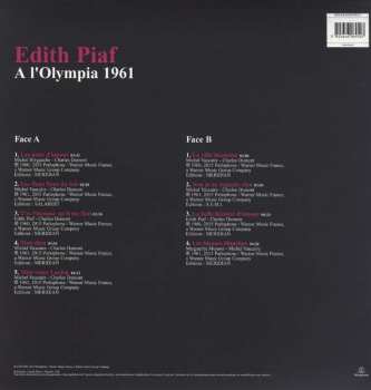 LP Edith Piaf: A l'Olympia 1961