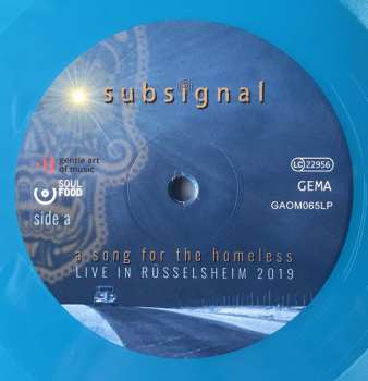 2LP Subsignal: A Song For The Homeless Live In Rüsselsheim 2019 LTD
