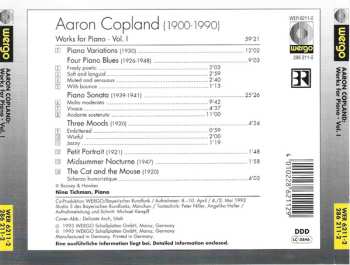 CD Aaron Copland: Works For Piano · Vol. I