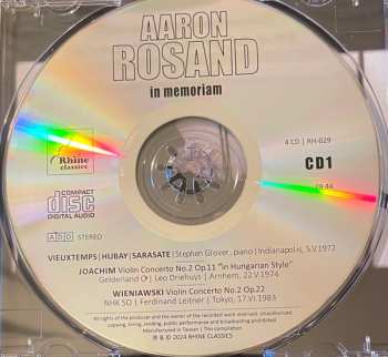 4CD/Zestaw pudełkowy Aaron Rosand: In Memoriam