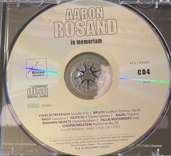 4CD/Zestaw pudełkowy Aaron Rosand: In Memoriam