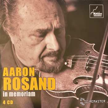 4CD/Zestaw pudełkowy Aaron Rosand: In Memoriam