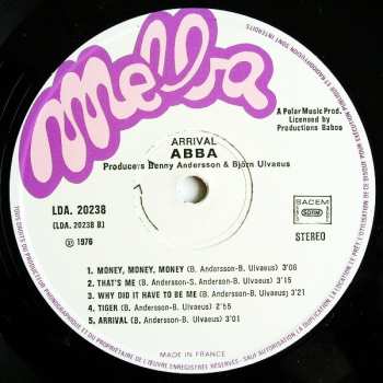 LP ABBA: Arrival