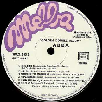 2LP ABBA: Golden Double Album