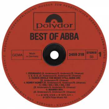 LP ABBA: The Best Of ABBA