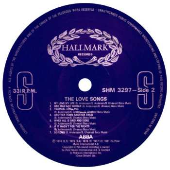 LP ABBA: The Love Songs
