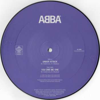 SP ABBA: Under Attack / You Owe Me One PIC | LTD