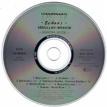 CD Abdullah Ibrahim: Mantra Mode