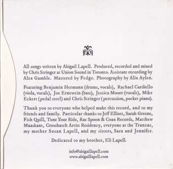 CD Abigail Lapell: Hide Nor Hair