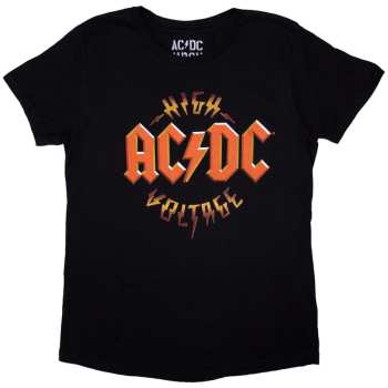 Merch AC/DC: Damskie Koszulka High Voltage Rnr