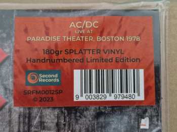 LP AC/DC: Live At Paradise Theater, Boston MA. (1978 August 21) CLR | LTD | NUM