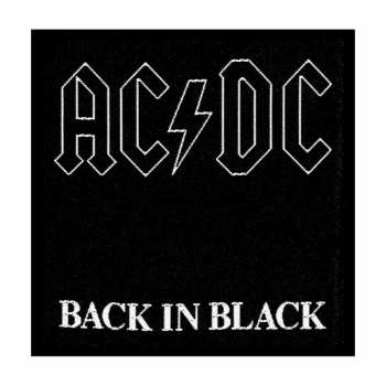 Merch AC/DC: Naszywka Back In Black 
