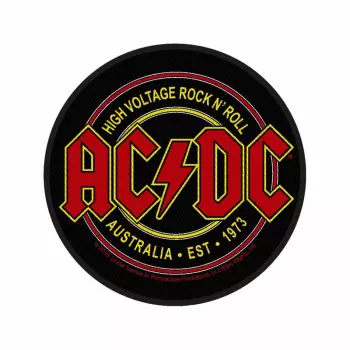 Naszywka High Voltage Rock N Roll 