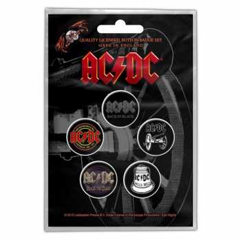 Merch AC/DC: Zestaw Odznak For Those About To Rock 