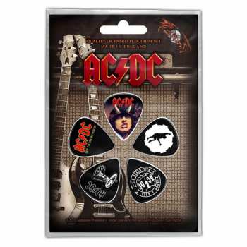 Merch AC/DC: Zestaw Kostek Highway / For Those / Let There