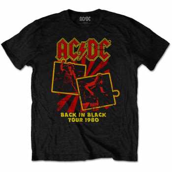 Merch AC/DC: Koszulka Back In Black Tour 1980 