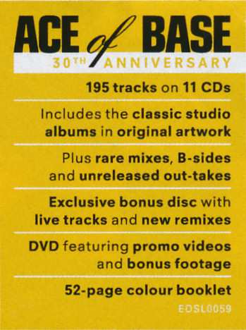 11CD/DVD/Zestaw pudełkowy Ace Of Base: All That She Wants: The Classic Collection DLX