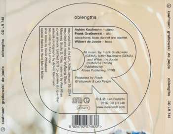 CD Achim Kaufmann / Frank Gratkowski / Wilbert De Joode: Oblengths