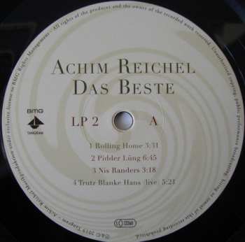 4LP/Zestaw pudełkowy Achim Reichel: Das Beste