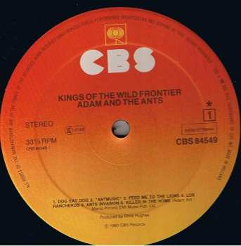 LP Adam And The Ants: Kings Of The Wild Frontier