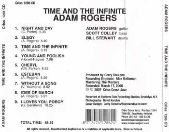 CD Adam Rogers: Time And The Infinite