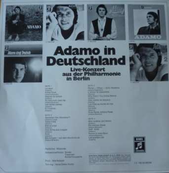 2LP/Zestaw pudełkowy Adamo: Adamo In Deutschland (Live-Konzert Aus Der Philharmonie In Berlin)
