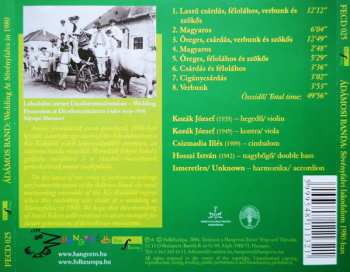 CD Ádámosi Banda: Sövényfalvi Lakodalom 1980-Ban = Wedding At Sövényfalva In 1980