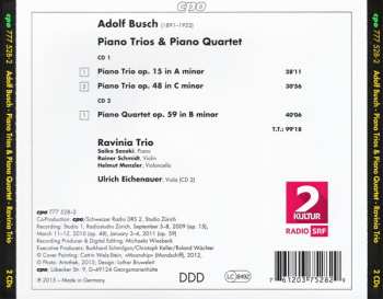 2CD Adolf Busch: Piano Trios & Piano Quartet