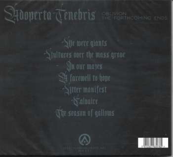 CD Adoperta Tenebris: Oblivion : The Forthcoming Ends