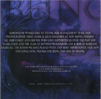 CD Adrenaline: Being This Side Of Insane