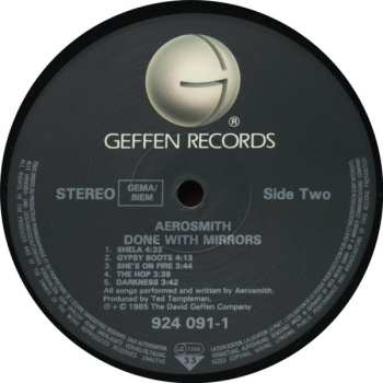 LP Aerosmith: Done With Mirrors
