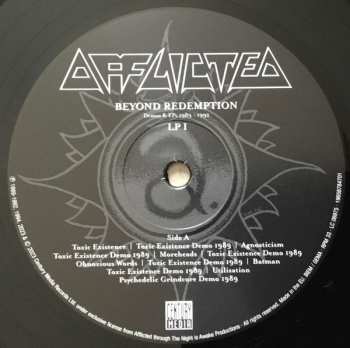 3LP Afflicted: Beyond Redemption (Demos & EPs 1989 - 1992)