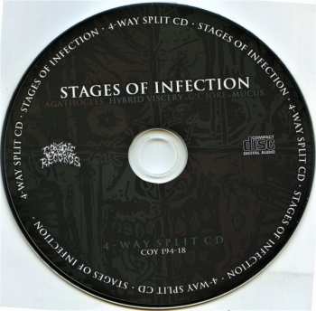 CD Agathocles: Stages Of Infection - 4-Way Split CD