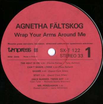 LP Agnetha Fältskog: Wrap Your Arms Around Me
