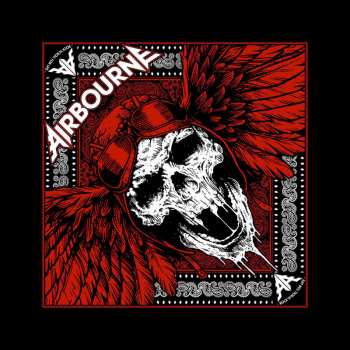 Merch Airbourne: Apaszka Red Skull