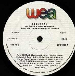LP Al Bano & Romina Power: Libertad