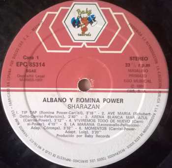 LP Al Bano & Romina Power: Sharazan (Cantan En Español)