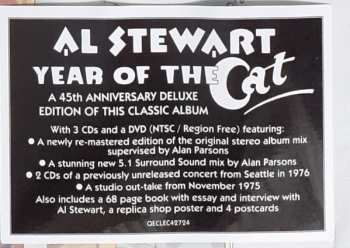 3CD/DVD/Zestaw pudełkowy Al Stewart: Year Of The Cat DLX | LTD